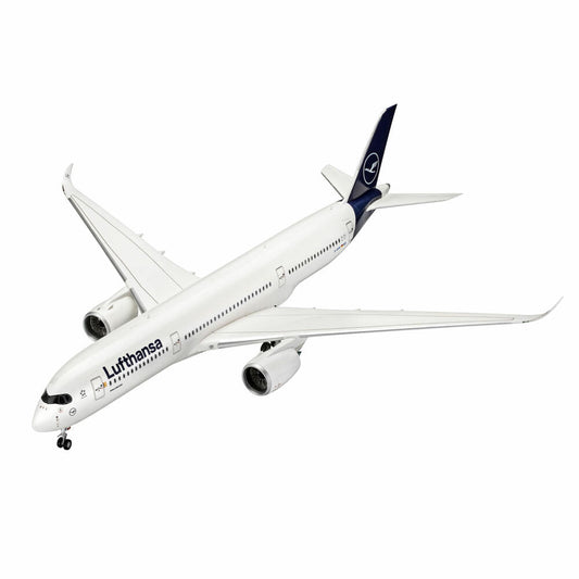 Revell Flugzeug-Modellbausatz Airbus A350-900 Lufthansa New Livery, 120 Teile, 1:144, 03881