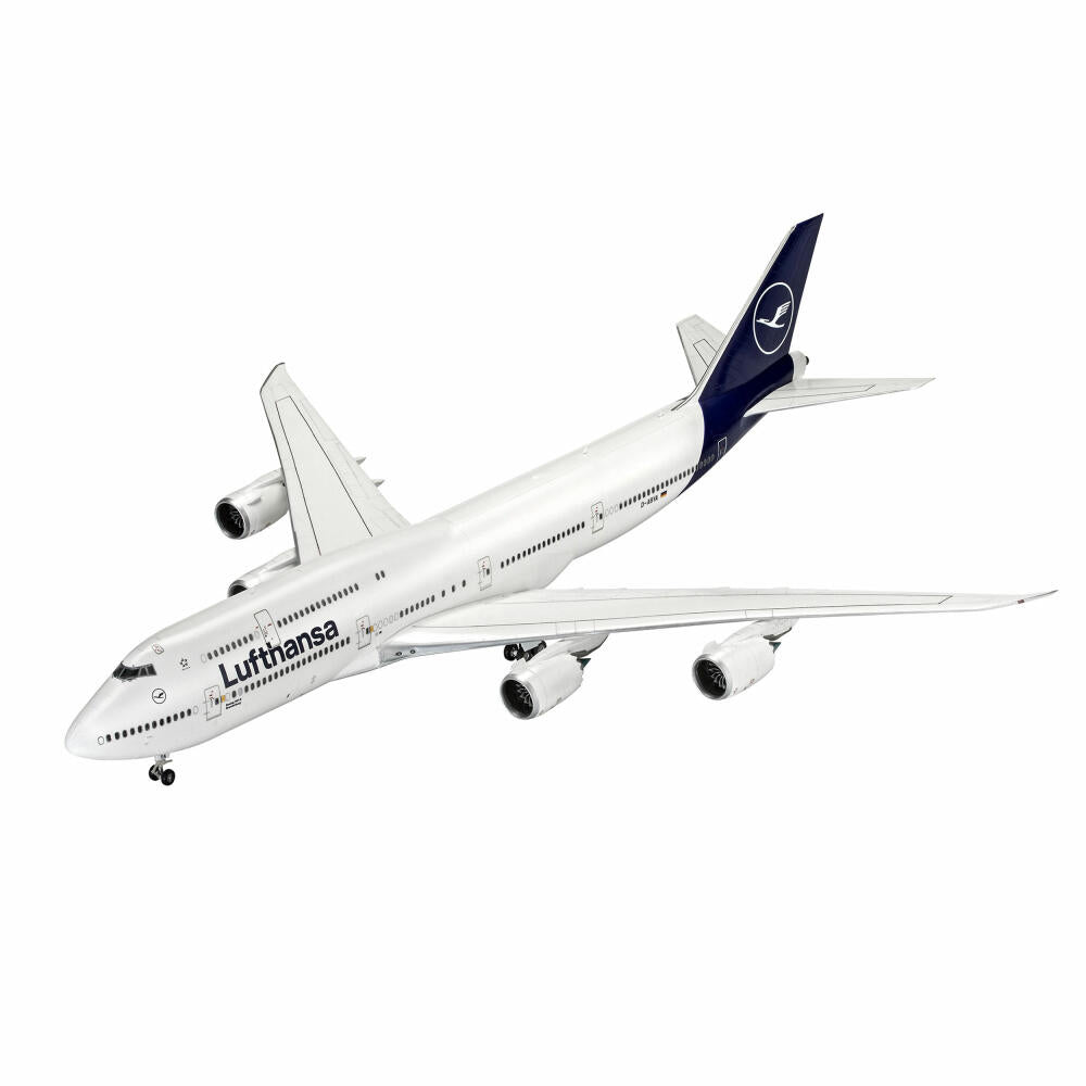 Revell Flugzeug-Modellbausatz Boeing 747-8 Lufthansa New Livery, 172 Teile, 1:144, 03891