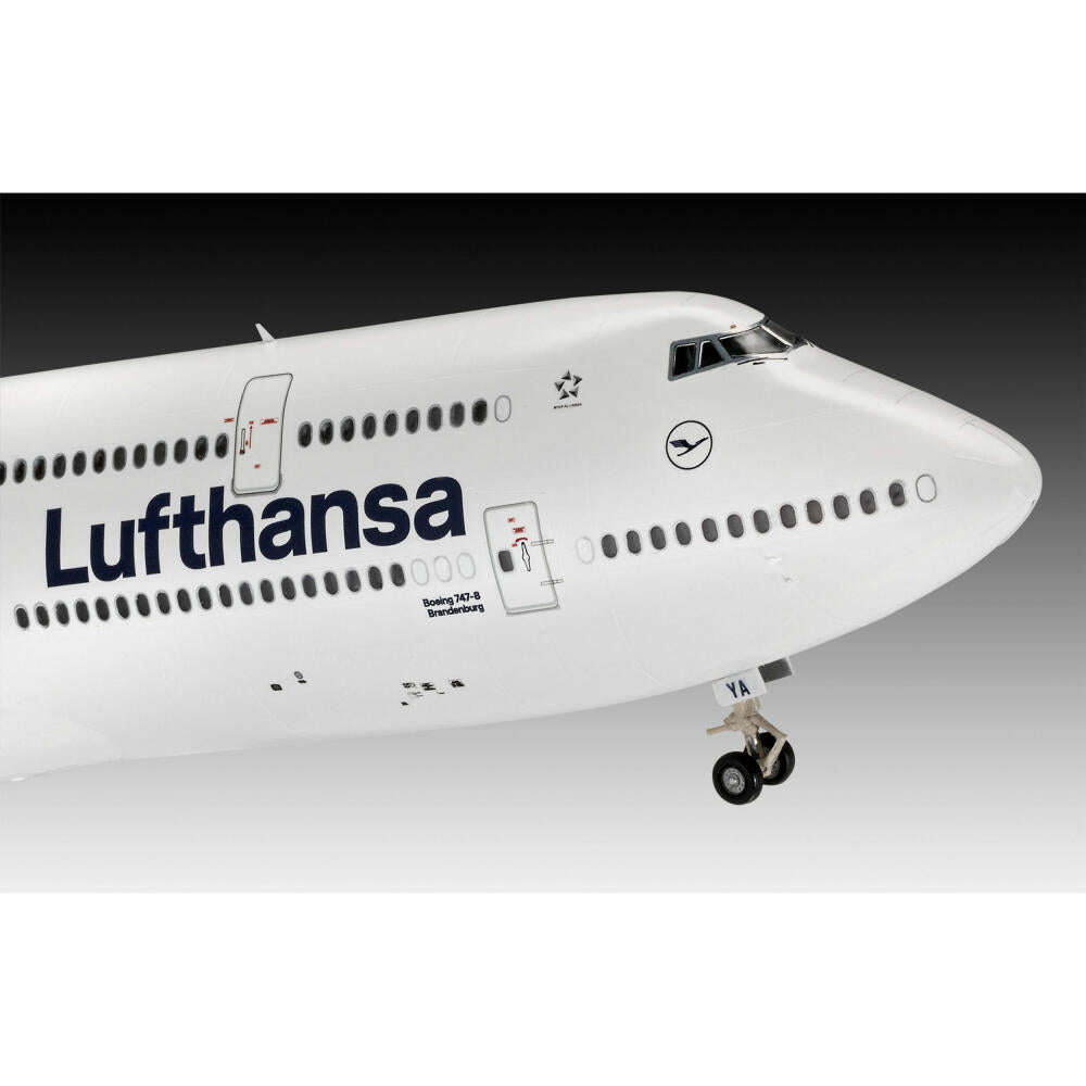 Revell Flugzeug-Modellbausatz Boeing 747-8 Lufthansa New Livery, 172 Teile, 1:144, 03891