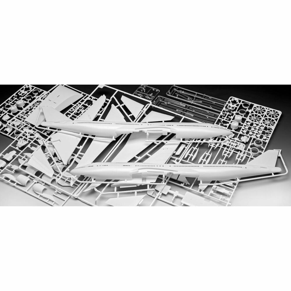 Revell Flugzeug-Modellbausatz Boeing 747-8 Lufthansa New Livery, 172 Teile, 1:144, 03891