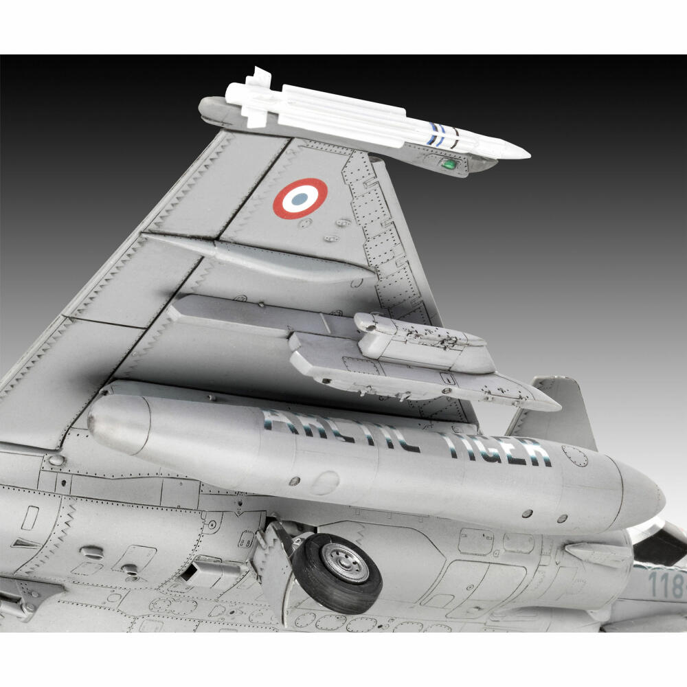 Revell Flugzeug-Modellbausatz Dassault Aviation Rafale C, 204 Teile, 1:48, 03901