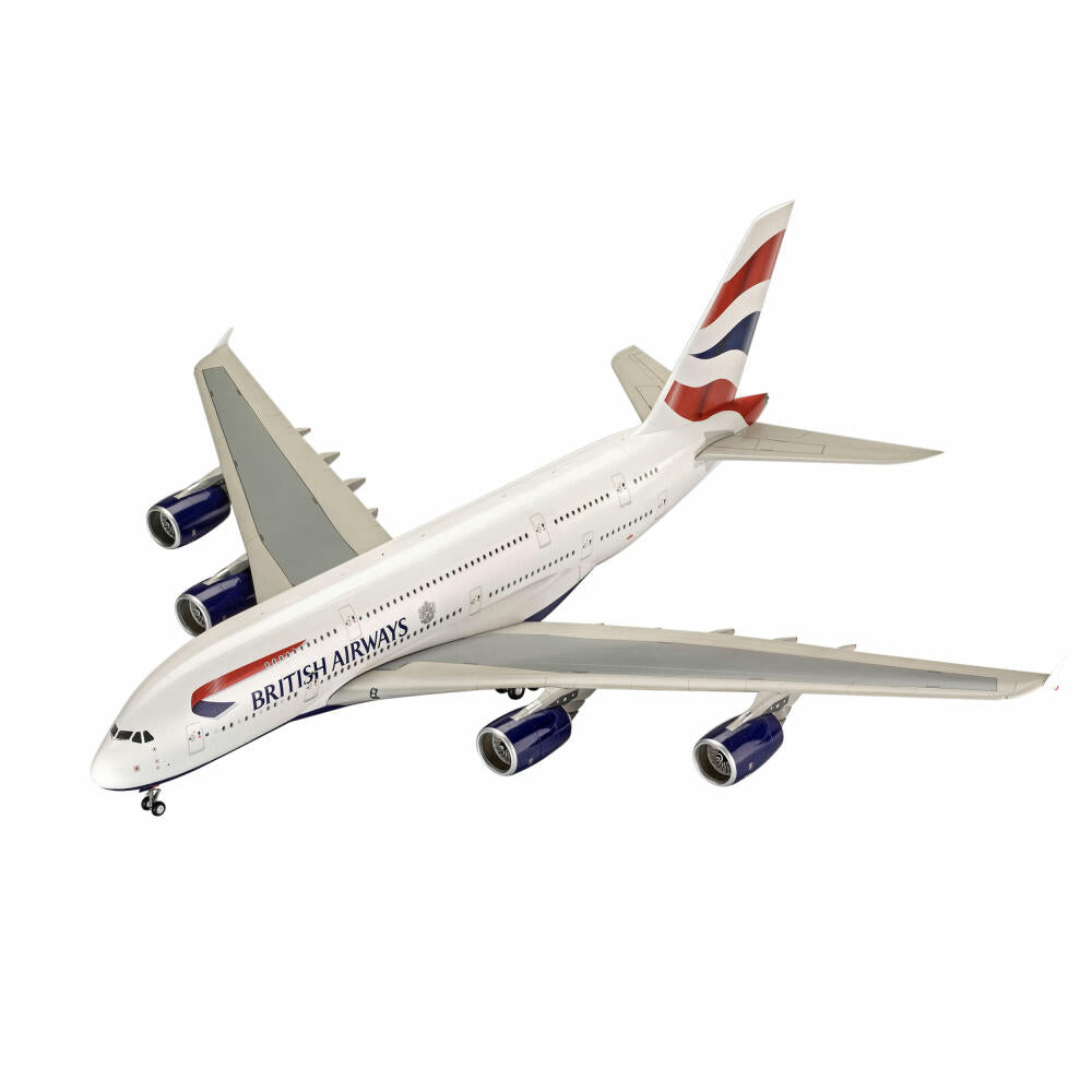 Revell Flugzeug-Modellbausatz Airbus A380-800 British Airways, 163 Teile, 1:144, 03922