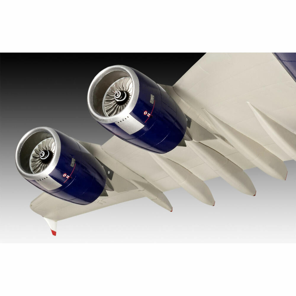 Revell Flugzeug-Modellbausatz Airbus A380-800 British Airways, 163 Teile, 1:144, 03922