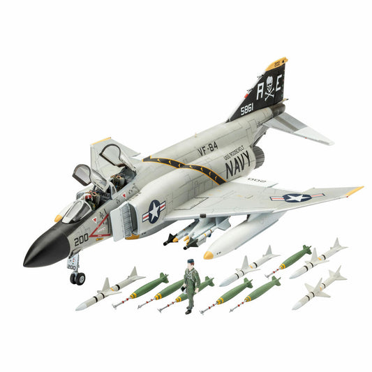Revell Flugzeug-Modellbausatz F-4J Phantom II, 85 Teile, 1:72, 03941