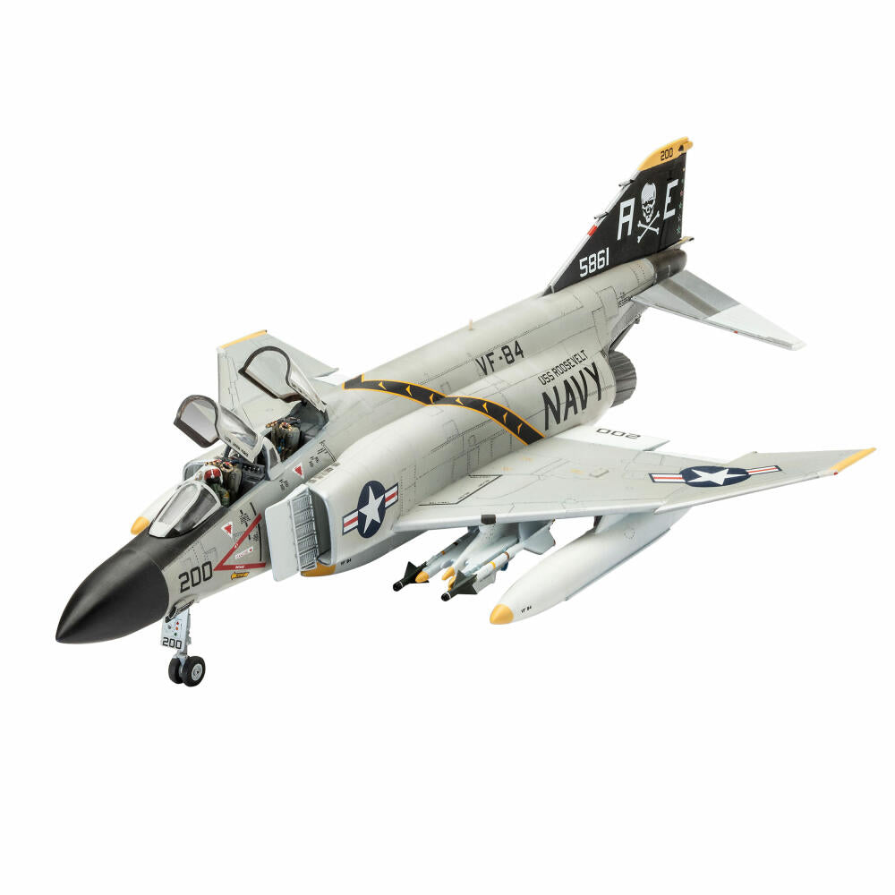 Revell Flugzeug-Modellbausatz F-4J Phantom II, 85 Teile, 1:72, 03941