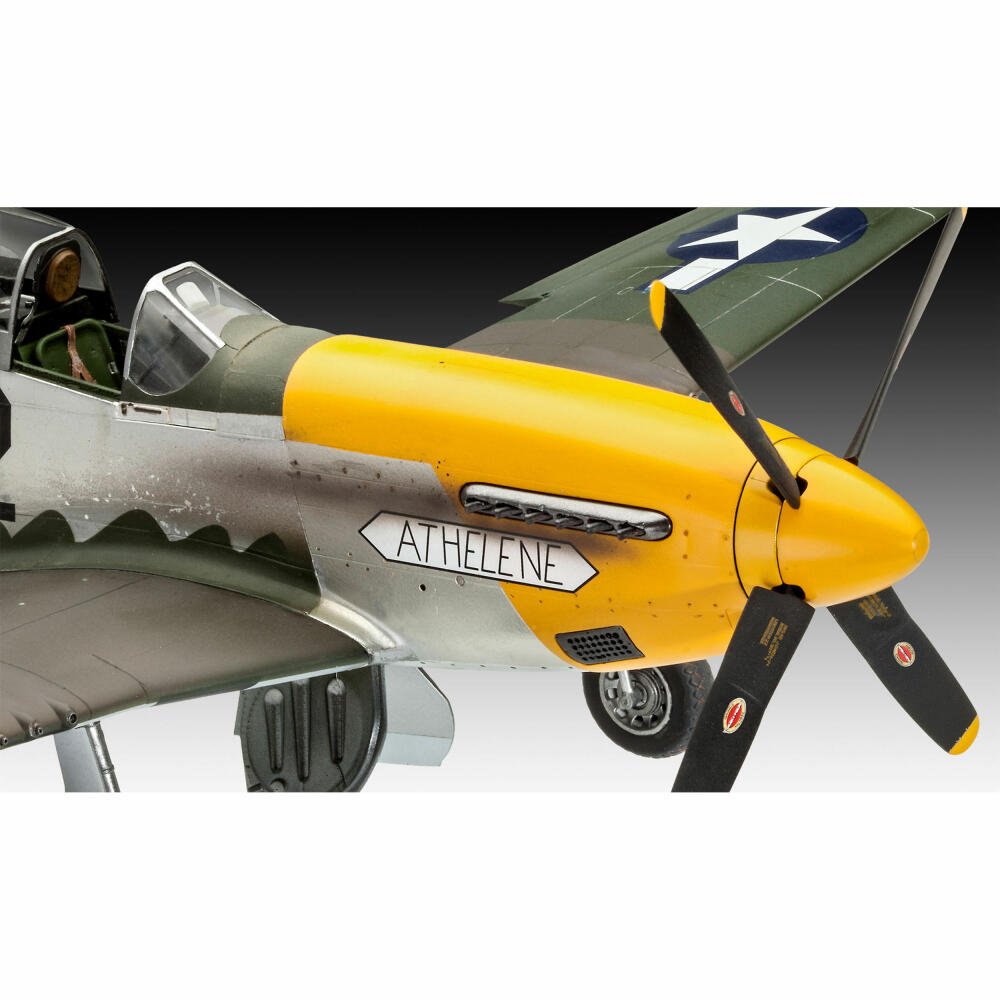 Revell Flugzeug-Modellbausatz P-51D-5NA Mustang early version, 158 Teile, 1:32, 03944