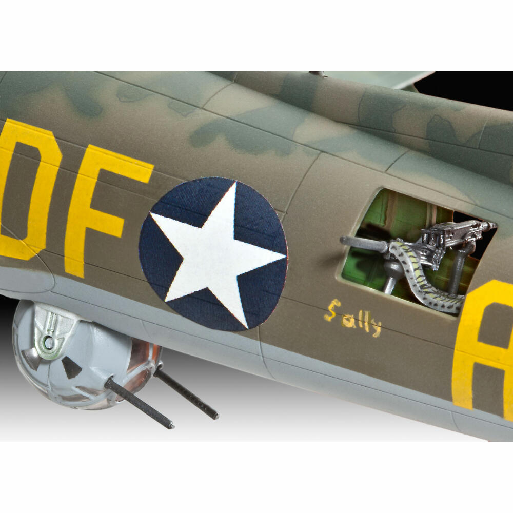 Revell Flugzeug-Modellbausatz B-17F Memphis Belle, Bomber, 235 Teile, 1:72, 04279