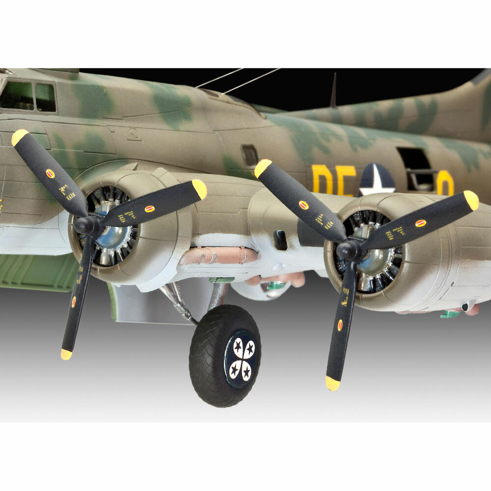 Revell Flugzeug-Modellbausatz B-17F Memphis Belle, Bomber, 235 Teile, 1:72, 04279