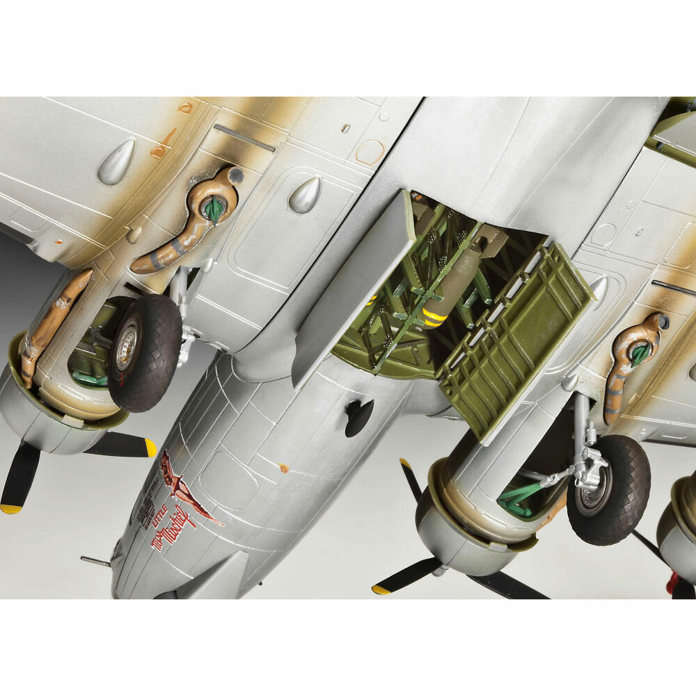 Revell Flugzeug-Modellbausatz B-17G Flying Fortress, Bomber, 237 Teile, 1:72, 04283