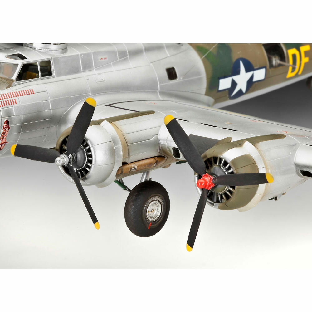 Revell Flugzeug-Modellbausatz B-17G Flying Fortress, Bomber, 237 Teile, 1:72, 04283