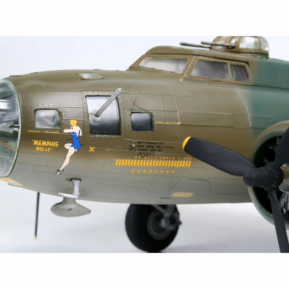 Revell Flugzeug-Modellbausatz B-17F Memphis Belle, Bomber, 107 Teile, 1:48, 04297