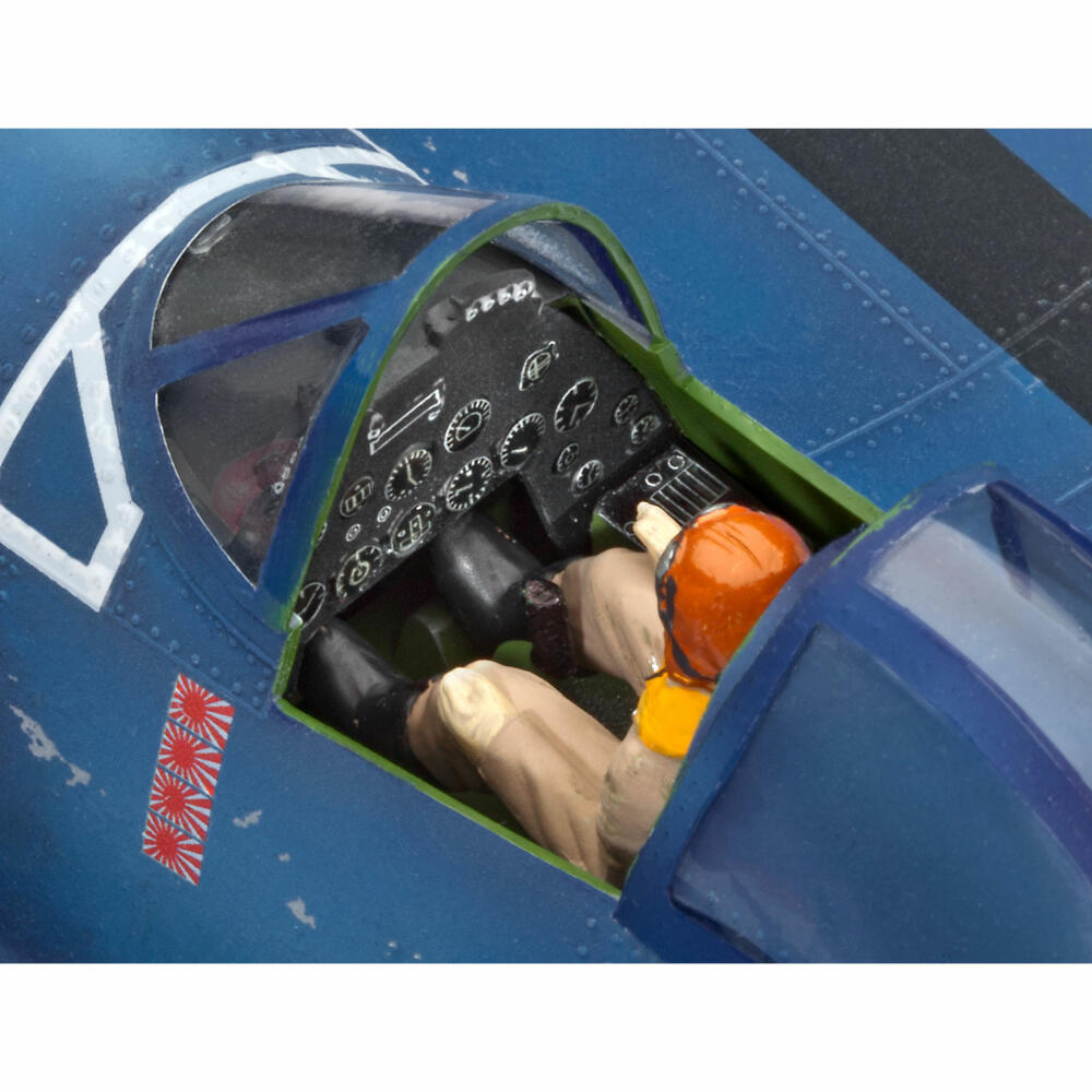 Revell Flugzeug-Modellbausatz Vought F4U-1A Corsair, 68 Teile, 1:32, 04781