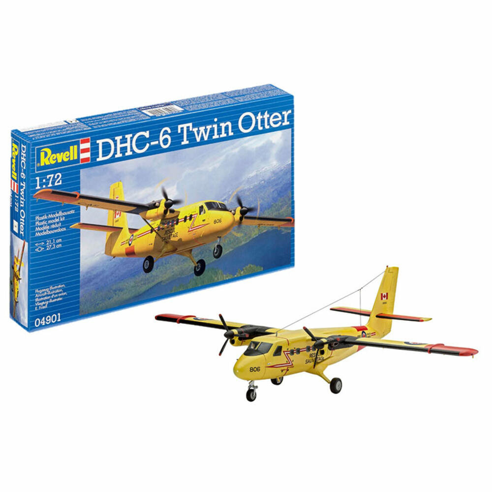Revell Flugzeug-Modellbausatz DHC-6 Twin Otter, 95 Teile, 1:72, 04901