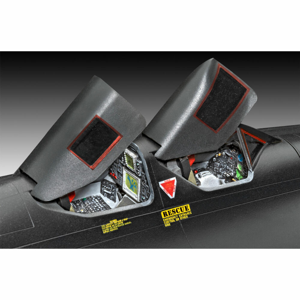 Revell Flugzeug-Modellbausatz Lockheed SR-71 A Blackbird, 206 Teile, 1:48, 04967