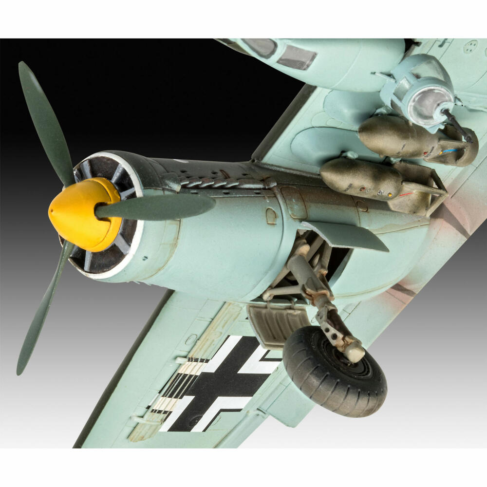 Revell Flugzeug-Modellbausatz Junkers Ju88 A-1 Battle of Britain, 119 Teile, 1:72, 04972