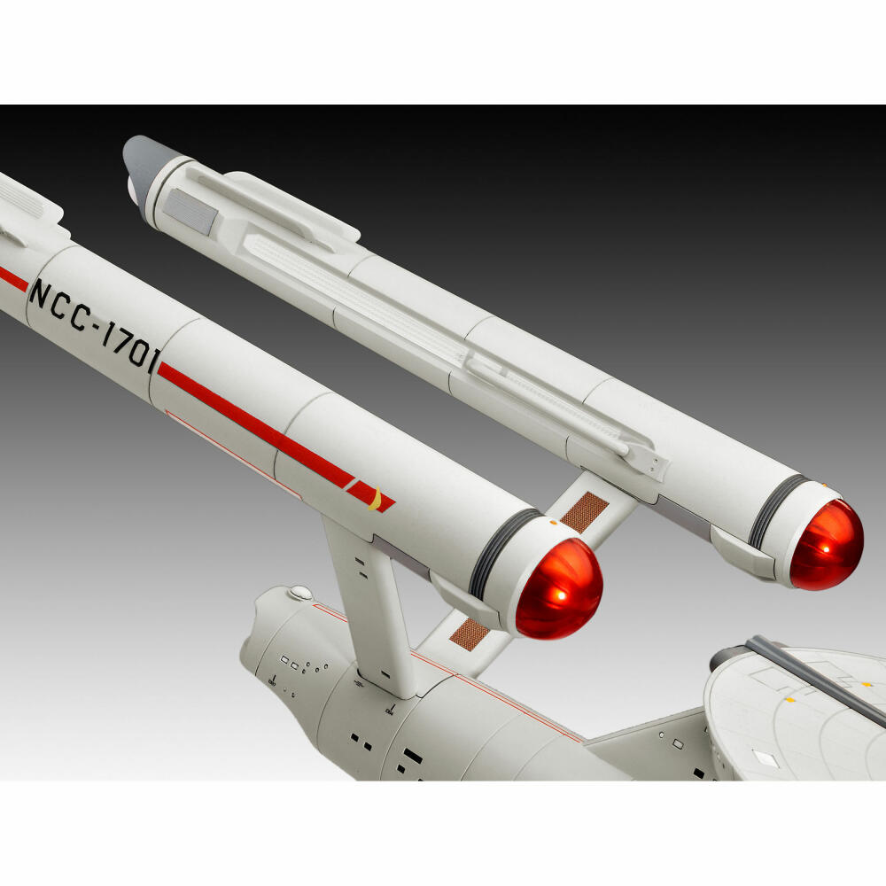 Revell Raumfahrt-Modellbausatz U.S.S. Enterprise NCC-1701 (TOS), Raumschiff, Star Trek, 117 Teile, 1:600, 04991