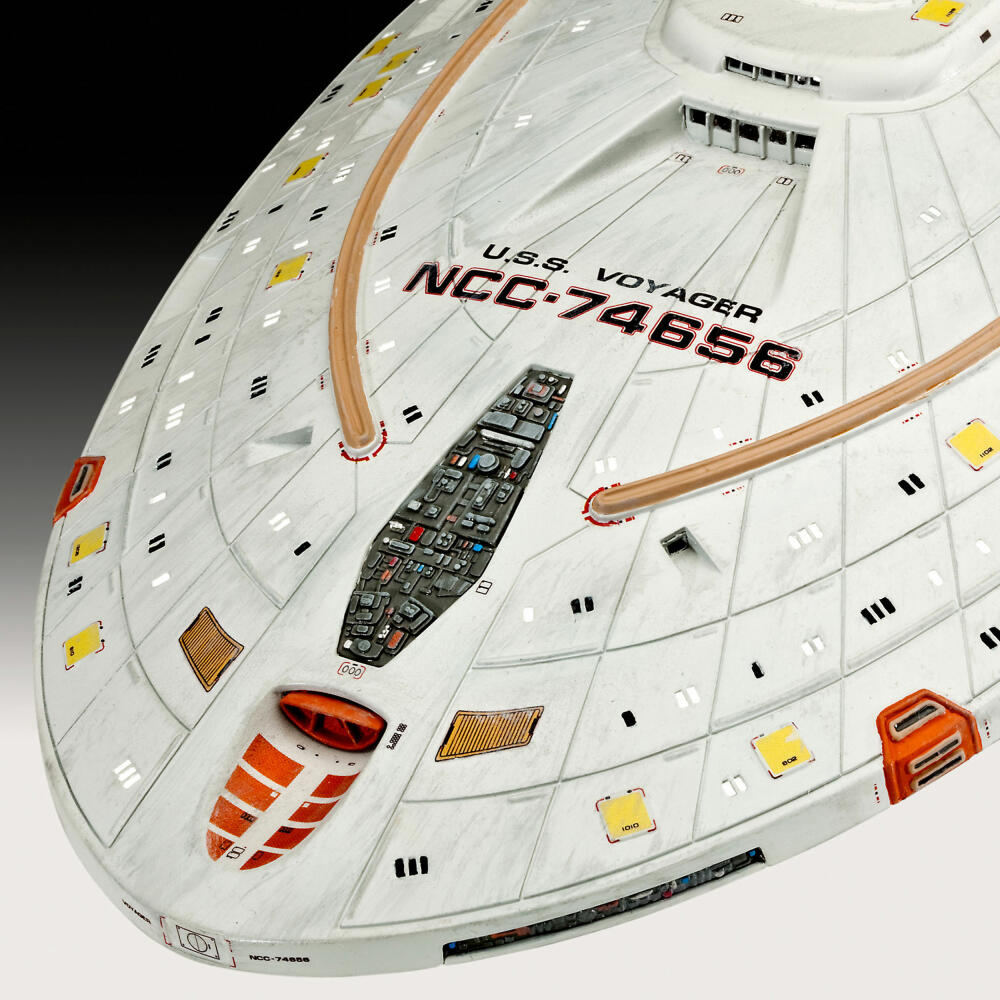 Revell Raumfahrt-Modellbausatz U.S.S. Voyager, Raumschiff, Star Trek, 67 Teile, 1:670, 04992