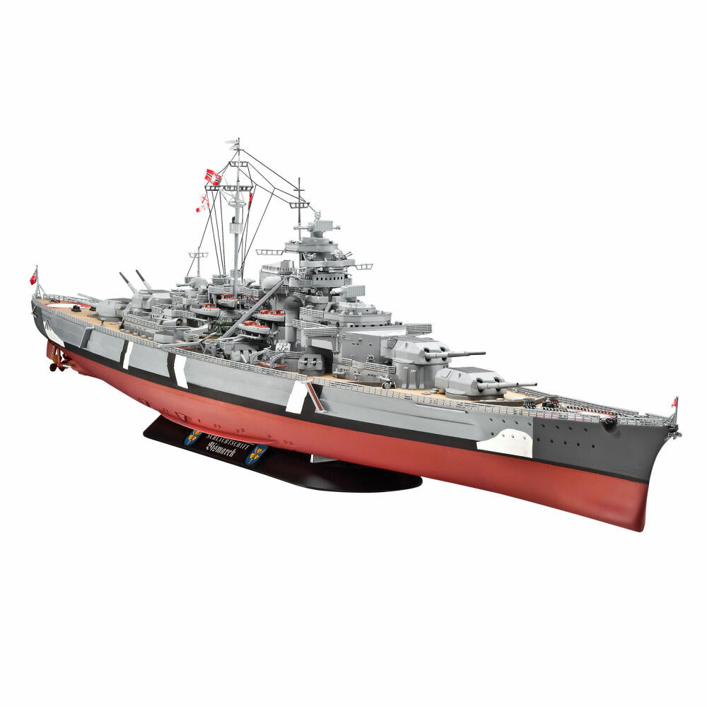 Revell Schiff-Modellbausatz Bismarck, Schlachtschiff, 659 Teile, 1:350, 05040