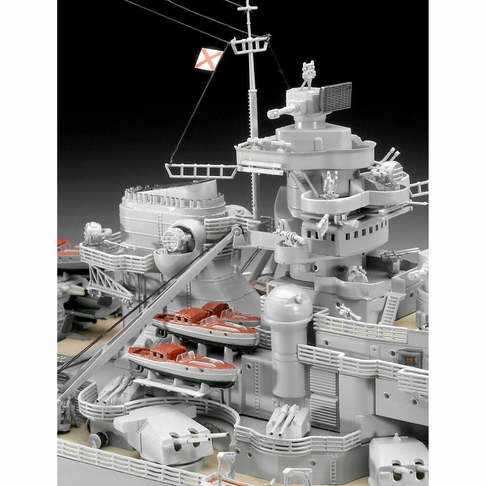 Revell Schiff-Modellbausatz Bismarck, Schlachtschiff, 659 Teile, 1:350, 05040