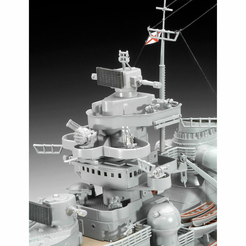 Revell Schiff-Modellbausatz Bismarck, Schlachtschiff, 659 Teile, 1:350, 05040