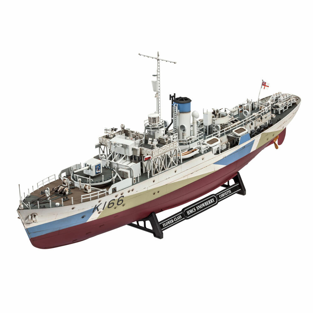 Revell Schiff-Modellbausatz Flower Class Corvette HMCS Snowberry, Korvette, 501 Teile, 1:144, 05132