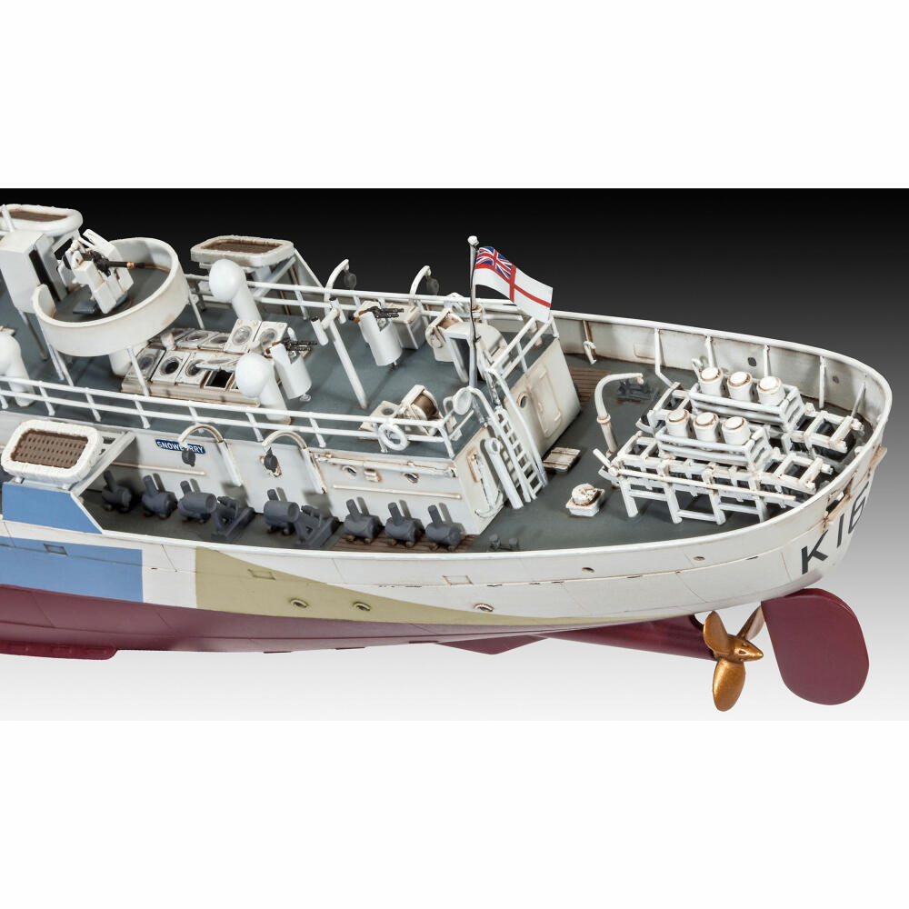 Revell Schiff-Modellbausatz Flower Class Corvette HMCS Snowberry, Korvette, 501 Teile, 1:144, 05132