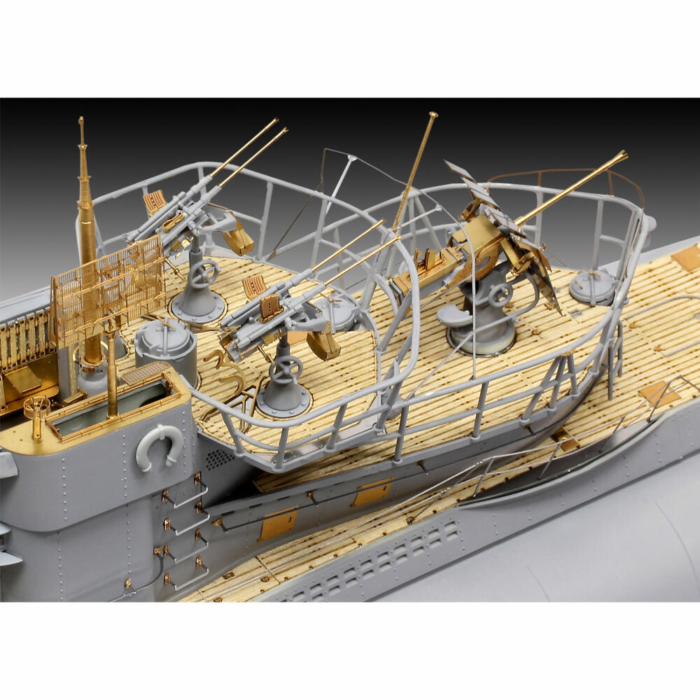 Revell Schiff-Modellbausatz German Submarine Type VII C/41, U-Boot, 832 Teile, 1:72, 05163