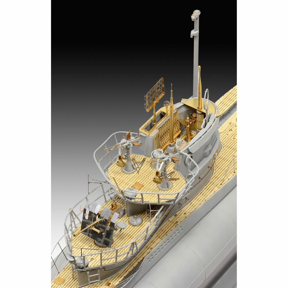 Revell Schiff-Modellbausatz German Submarine Type VII C/41, U-Boot, 832 Teile, 1:72, 05163