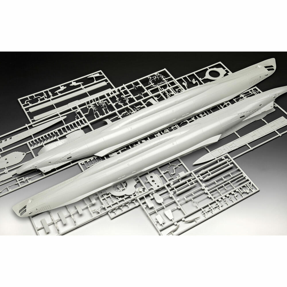 Revell Schiff-Modellbausatz German Submarine Type VII C/41, U-Boot, 832 Teile, 1:72, 05163