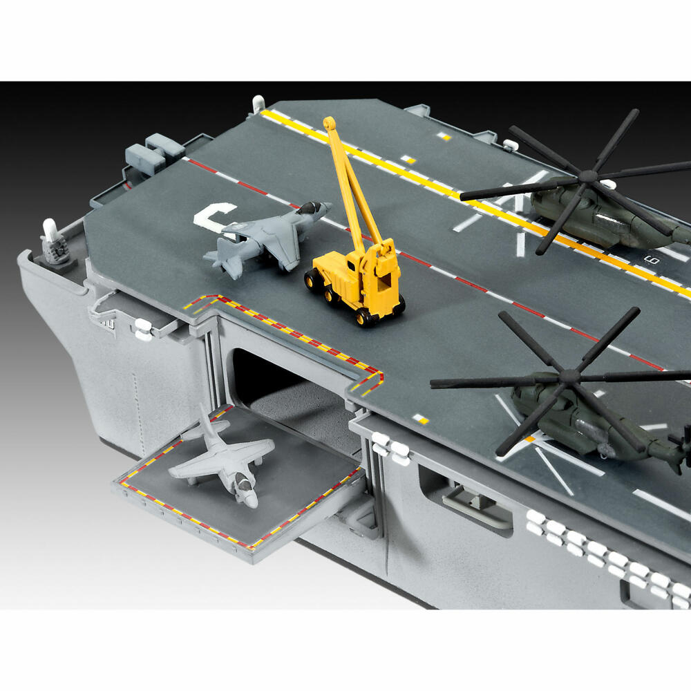 Revell Schiff-Modellbausatz US Navy Assault Carrier WASP Class, Landungsschiff, 142 Teile, 1:700, 05178
