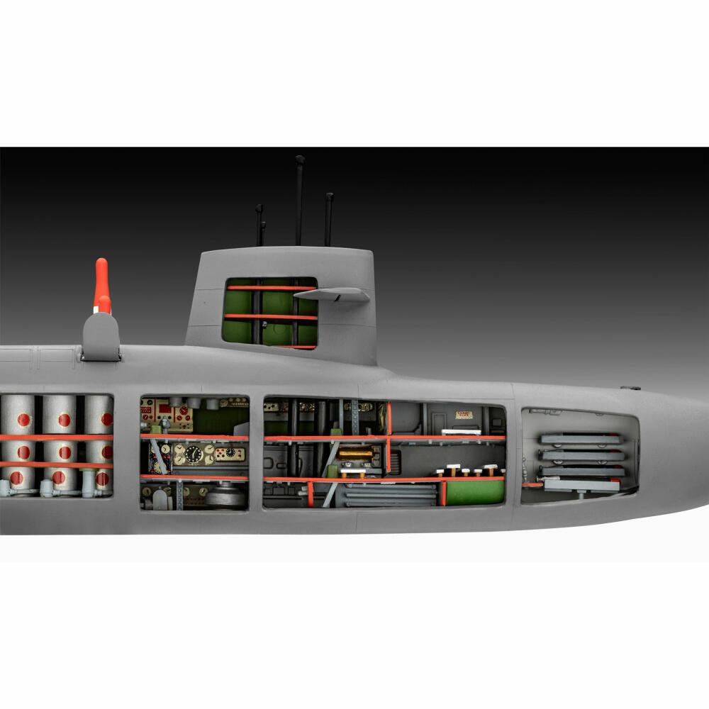 Revell Schiff-Modellbausatz S.S.B. Abraham Lincoln with Interior, U-Boot, 158 Teile, 1:253, 05185