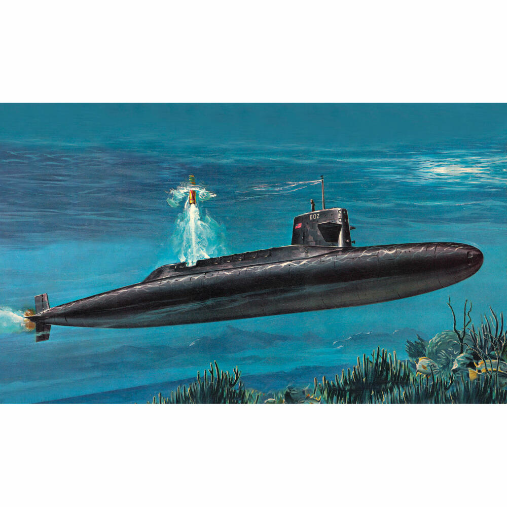 Revell Schiff-Modellbausatz S.S.B. Abraham Lincoln with Interior, U-Boot, 158 Teile, 1:253, 05185