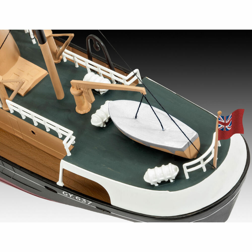 Revell Schiff-Modellbausatz Northsea Fishing Trawler, Fischkutter, 61 Teile, 1:142, 05204