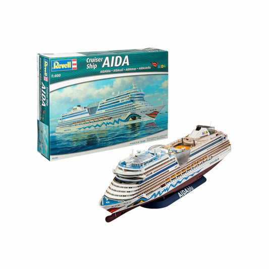 Revell Schiff-Modellbausatz Cruise Ship AIDA, Kreuzfahrtschiff, 380 Teile, 1:400, 05230