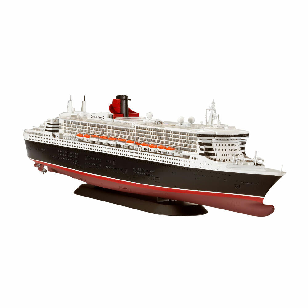Revell Schiff-Modellbausatz Ocean Liner Queen Mary 2, Kreuzfahrtschiff, 323 Teile, 1:700, 05231