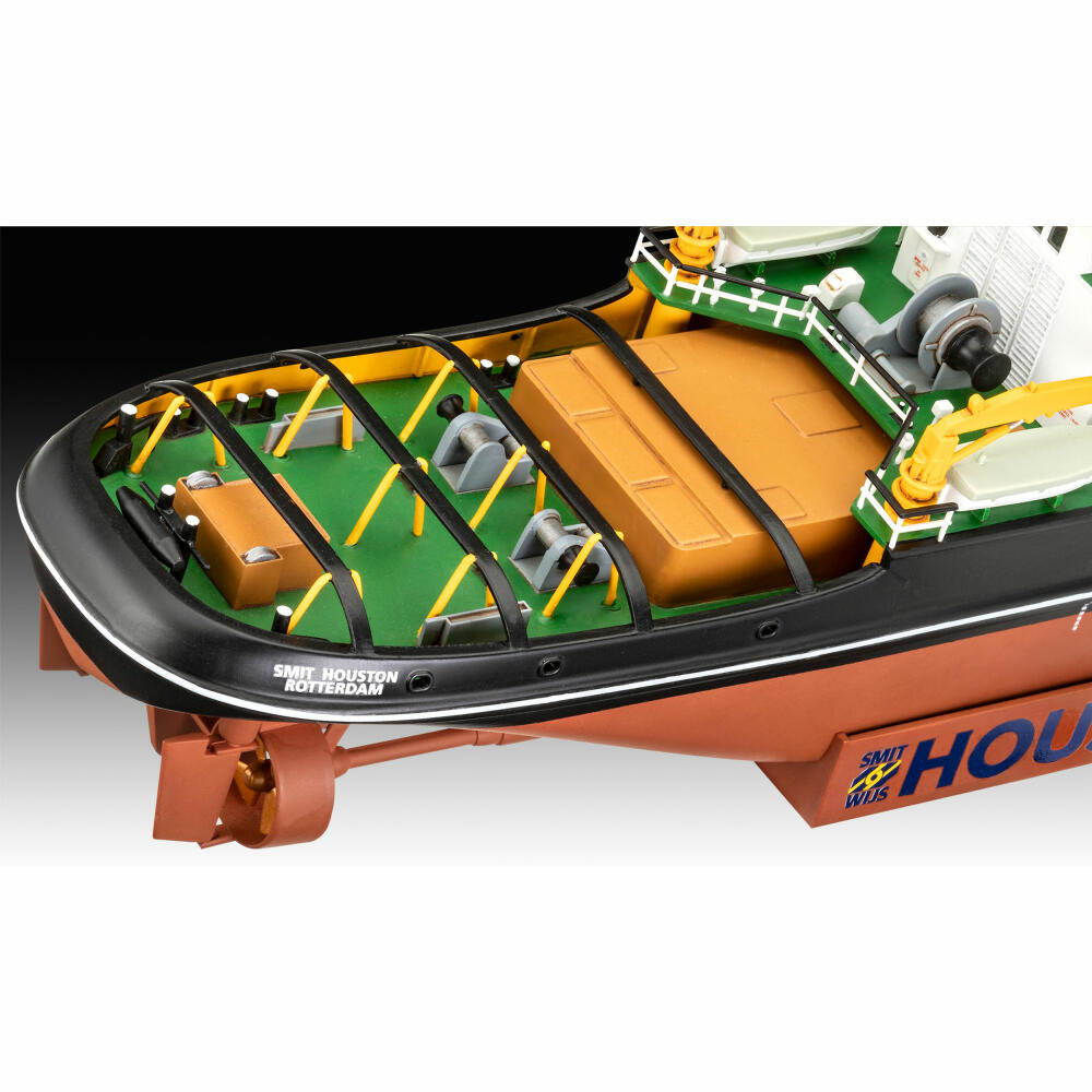 Revell Schiff-Modellbausatz Tug Boat Smit Houston, Schlepper, 140 Teile, 1:200, 05239