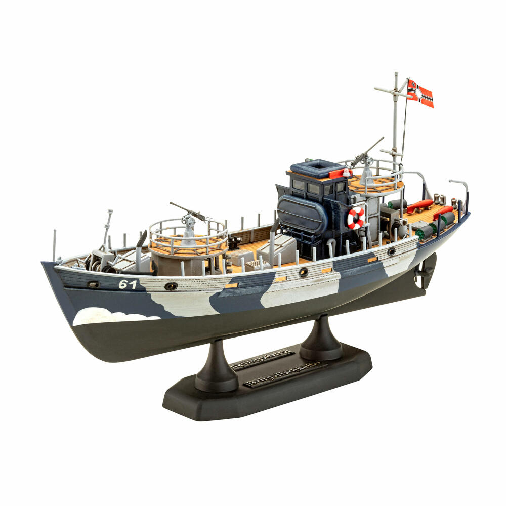 Revell Schiff-Modellbausatz Kriegsfischkutter KFK, 102 Teile, 1:144, 05242