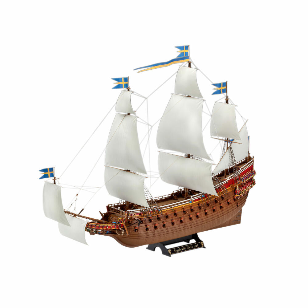 Revell Schiff-Modellbausatz Swedish Regal Warship Vasa, Segelschiff, Schlachtschiff, 330 Teile, 1:150, 05414