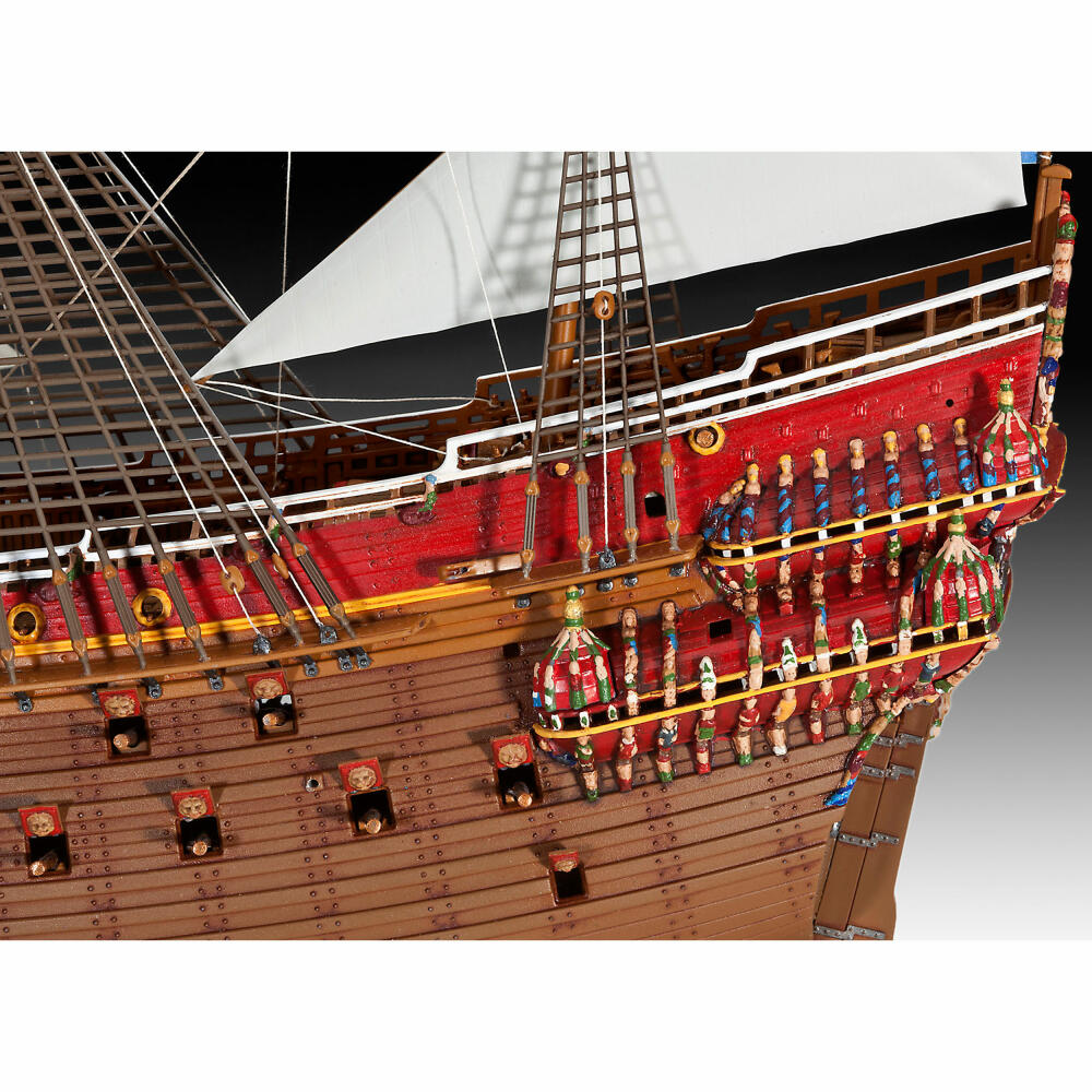 Revell Schiff-Modellbausatz Swedish Regal Warship Vasa, Segelschiff, Schlachtschiff, 330 Teile, 1:150, 05414