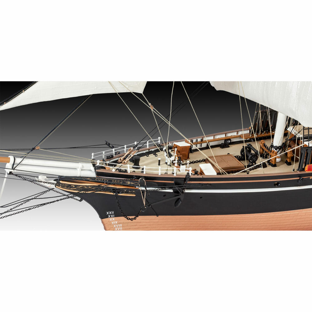 Revell Schiff-Modellbausatz Cutty Sark, Klipper, 698 Teile, 1:96, 05422
