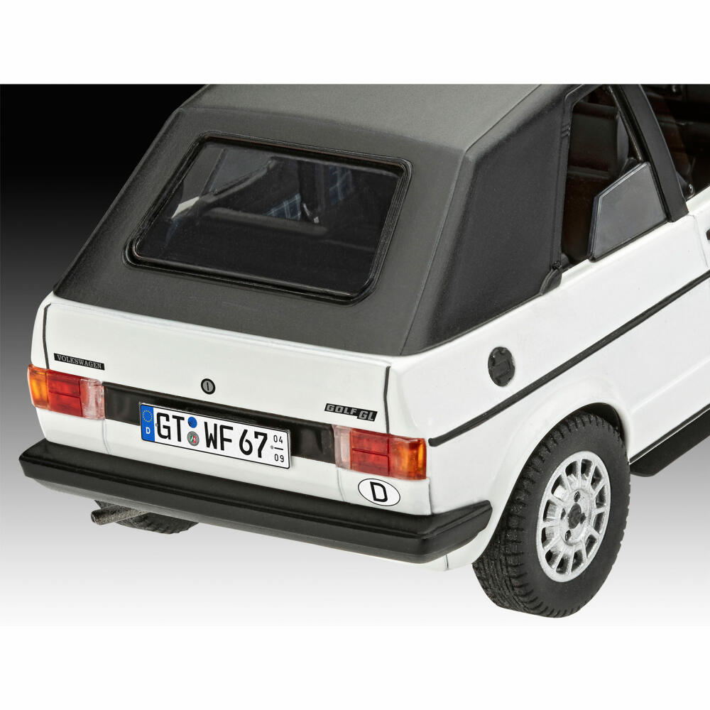 Revell Fahrzeug-Modell-Set Geschenkset 50 Years of the VW Golf 1, Auto, 123 Teile, 1:24, 05636