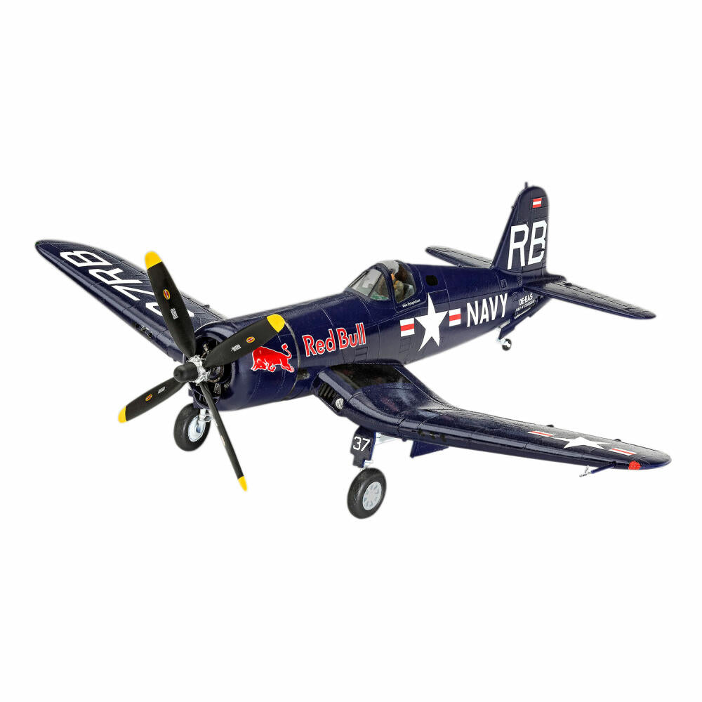 Revell Flugzeug-Modellbausatz Geschenkset Flying Bulls Vought F4U-4 Corsair, 46 Teile, 1:48, 05641
