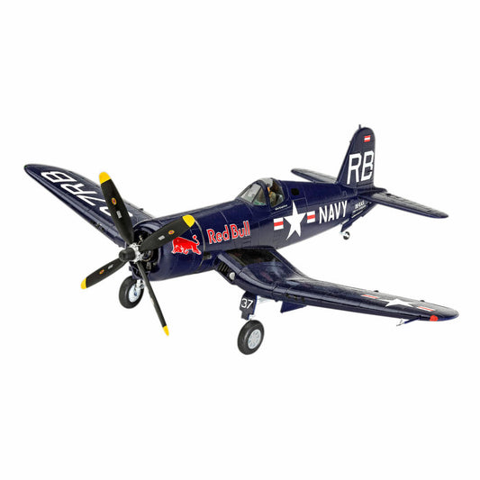 Revell Flugzeug-Modellbausatz Geschenkset Flying Bulls Vought F4U-4 Corsair, 46 Teile, 1:48, 05641