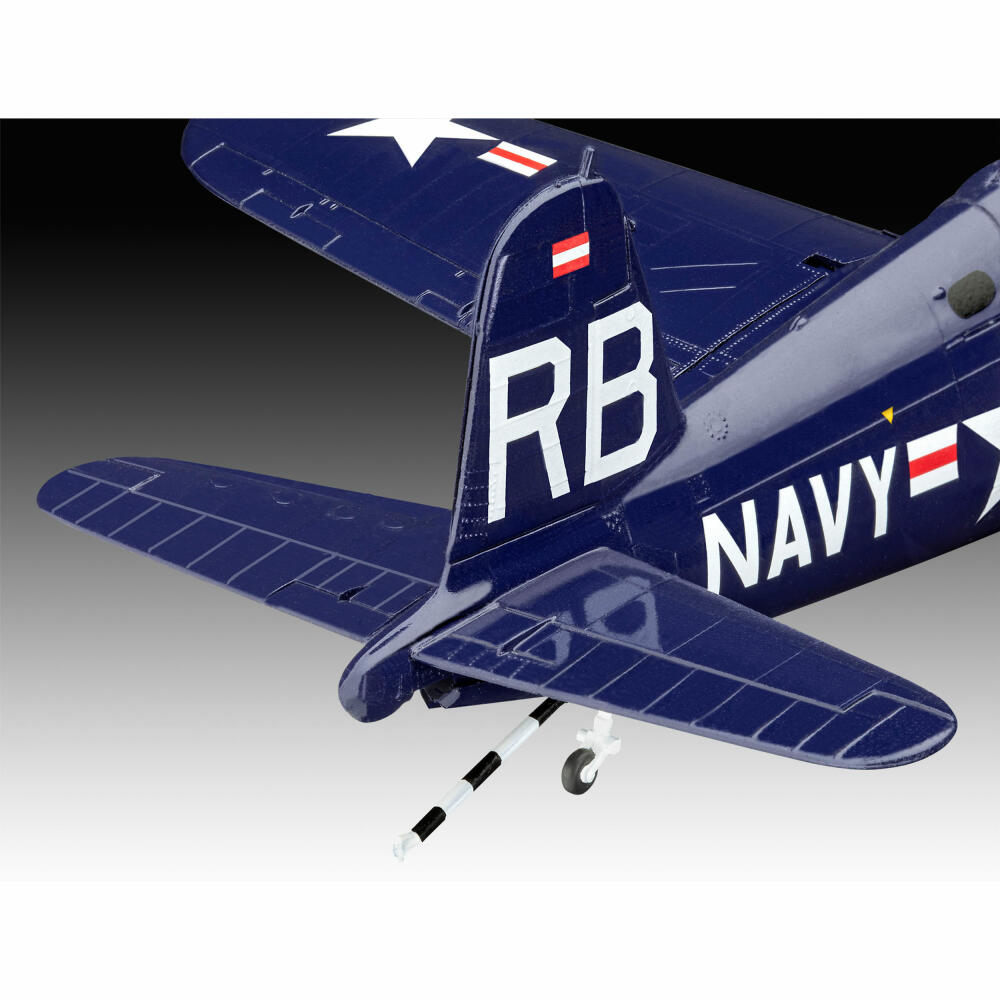Revell Flugzeug-Modellbausatz Geschenkset Flying Bulls Vought F4U-4 Corsair, 46 Teile, 1:48, 05641