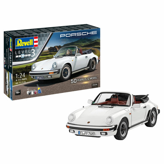 Revell Fahrzeug-Modellbausatz Geschenkset 50 Years of Porsche 911 G-Model, 115 Teile, 1:24, 05646