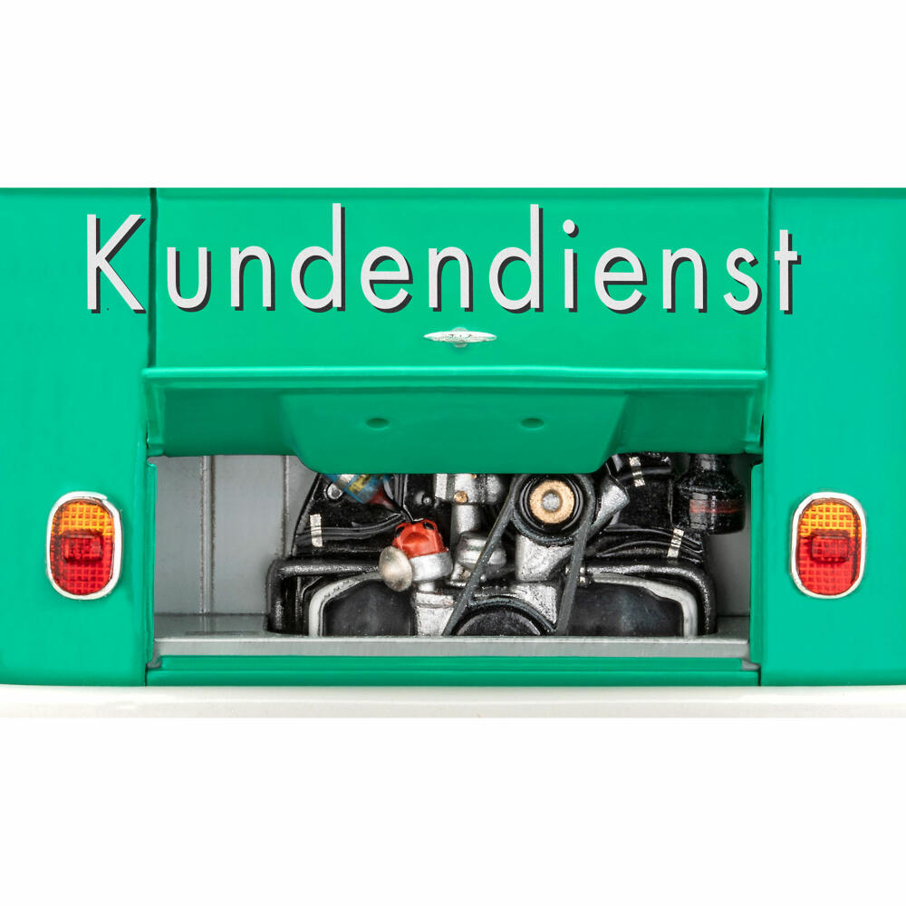 Revell Fahrzeug-Modellbausatz Geschenkset VW T1 Bus 50 years of Vaillant, 128 Teile, 1:24, 05648