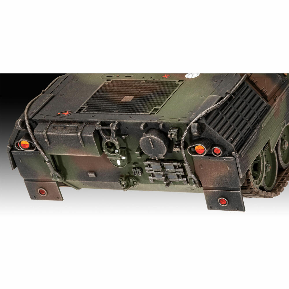 Revell Panzer-Modellbausatz Geschenkset Leopard 1 A1A1 - A1A4, 270 Teile, 1:35, 05656