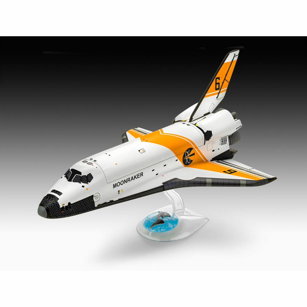 Revell Raumfahrt-Modellbausatz Geschenkset James Bond Moonraker, Space Shuttle, 66 Teile, 1:144, 05665