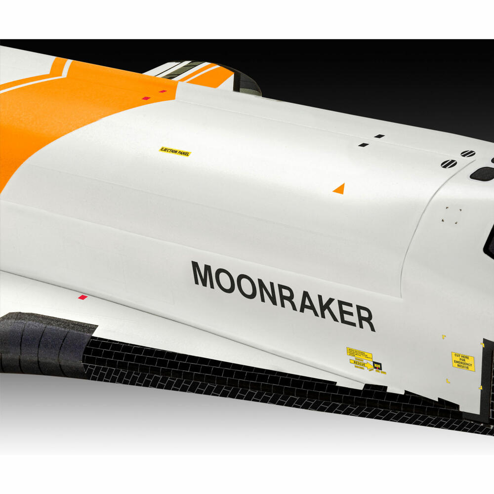 Revell Raumfahrt-Modellbausatz Geschenkset James Bond Moonraker, Space Shuttle, 66 Teile, 1:144, 05665