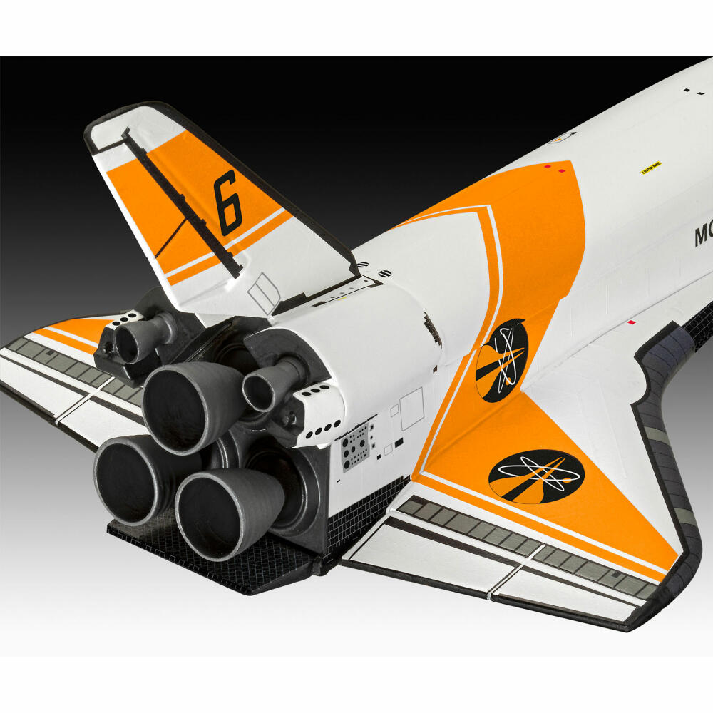 Revell Raumfahrt-Modellbausatz Geschenkset James Bond Moonraker, Space Shuttle, 66 Teile, 1:144, 05665